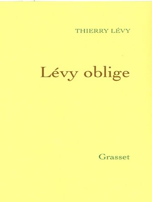 cover image of Lévy oblige